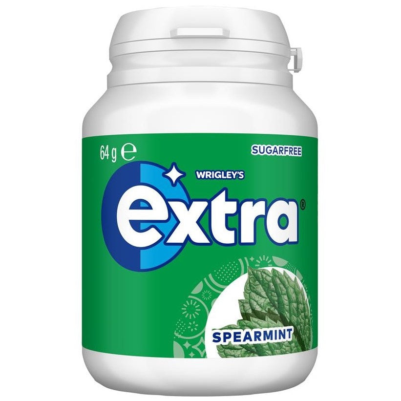 Wrigley's Extra Gum Tub Professional Sugarfree  Spearmint 64g