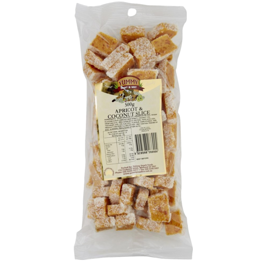 Yummy Snack Foods Apricot & Coconut Slice 500g