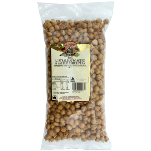 Australian Roasted & Salted Chick Peas 400g