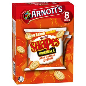 Arnott's Shapes Mini Chicken Crimpy Share Pack (8pks) 200g