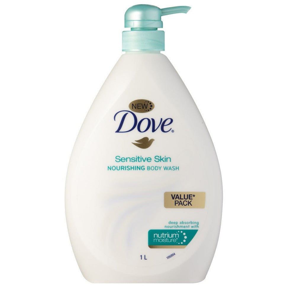 Dove Sensitive Skin Nourishing Body Wash 1l