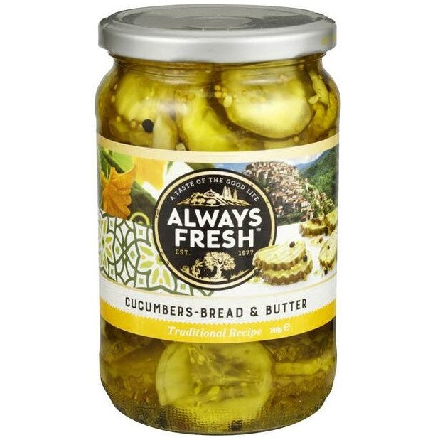 Always Fresh Cucumbers Bread & Butter 700g