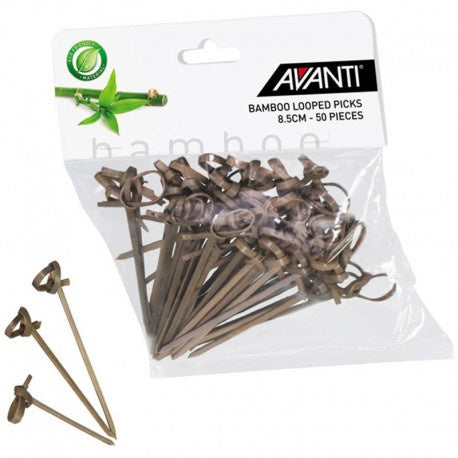 Avanti Bamboo Looped Picks 8.5cm 50pk