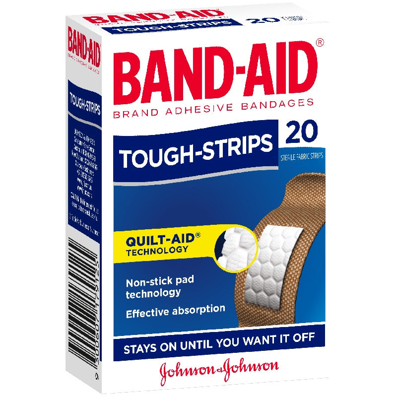 Band-Aid Tough Strips Regular 20