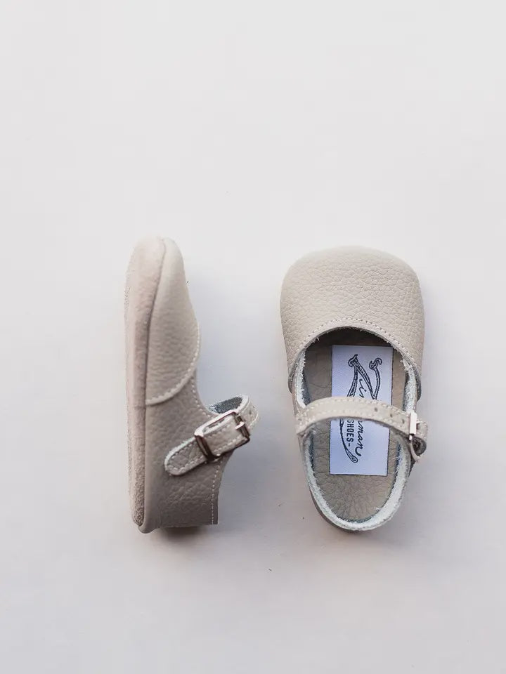 Soft Soled Mary Jane - Dove Grey