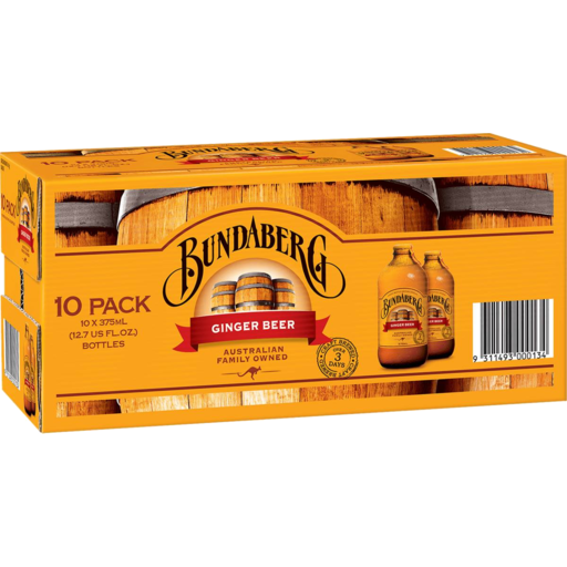 Bundaberg Ginger Beer 10 x 375ml