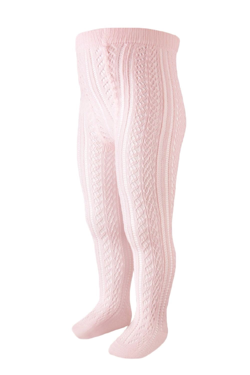 Perle Openwork Tights Pink