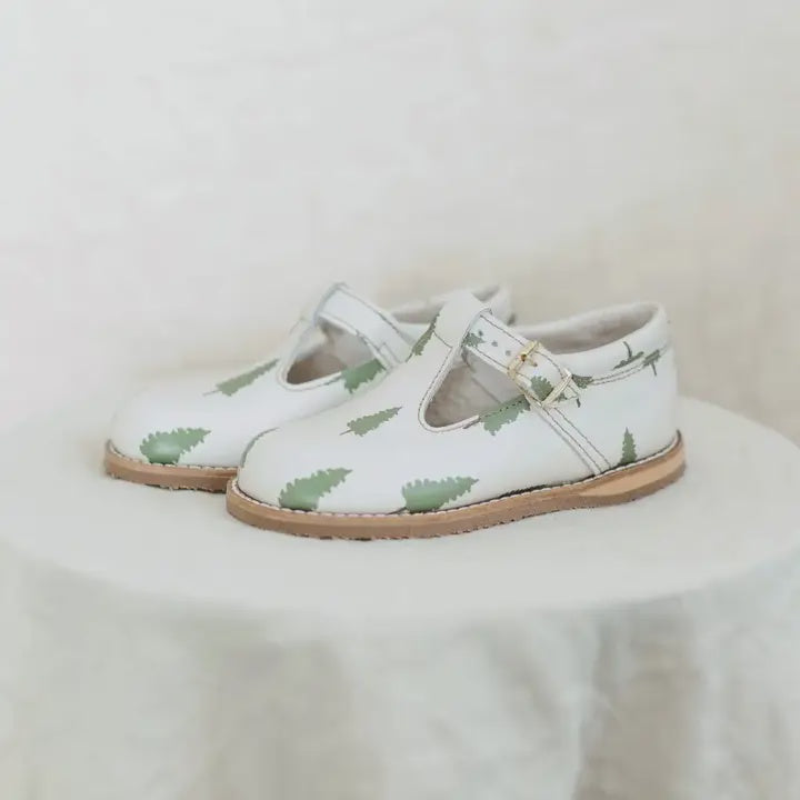 Flora T-Strap - Evergreen Print