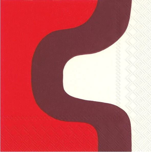 Seireeni Dark Red Lunch Napkin