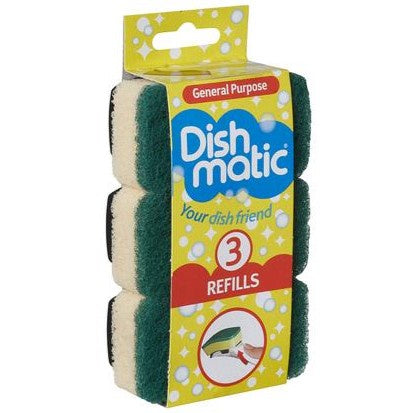 Dishmatic refill 3pk