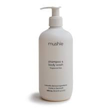 Mushie Baby Shampoo & Body Wash Fragrance Free (Cosmos) - 400 ml