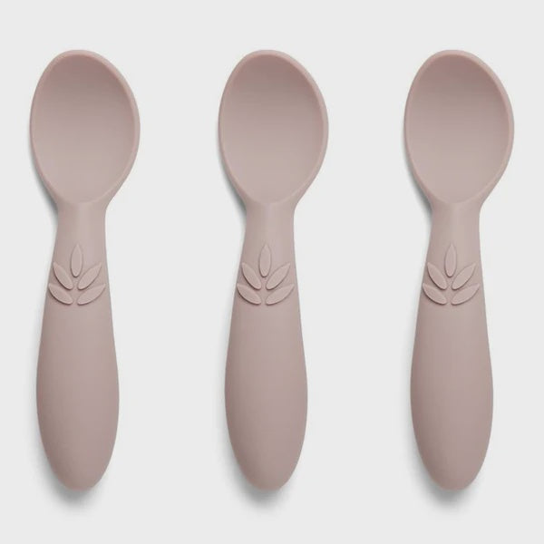 Ella silicone spoon 3-pack - Woodrose