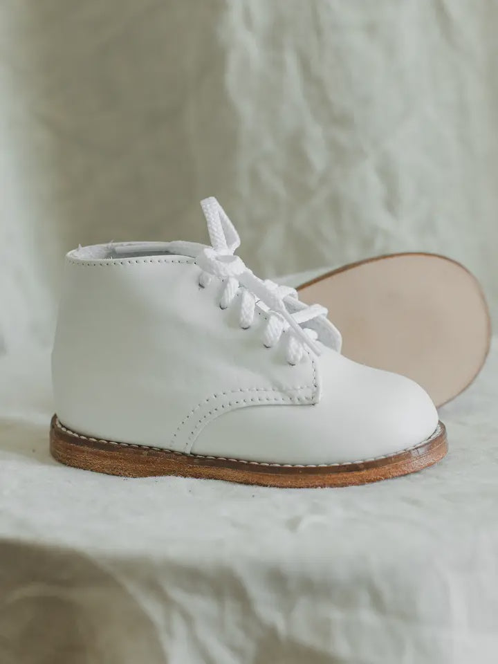 Henry First Walker - White (leather sole)