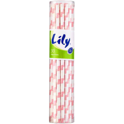 Lily Paper Straw 30pk