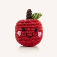 Friendly Plush Toy Apple