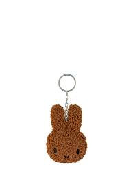 Miffy Flat Keychain Tiny Teddy Cinnamon - 10 cm