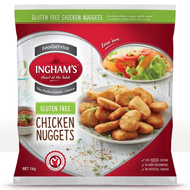 Ingham Chicken Nuggets Gluten Free 1kg