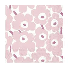 Mini Unikko Light Rose Lunch Napkin