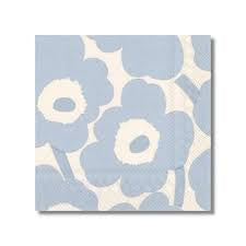 Unikko Blue Lunch Napkin