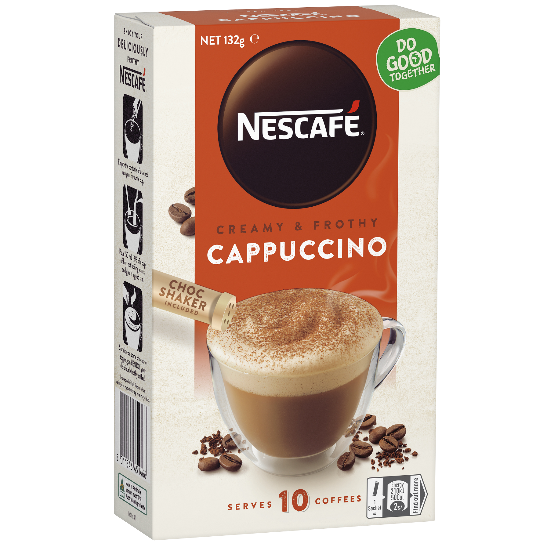 Nescafe Sachet Cappuccino 10pk