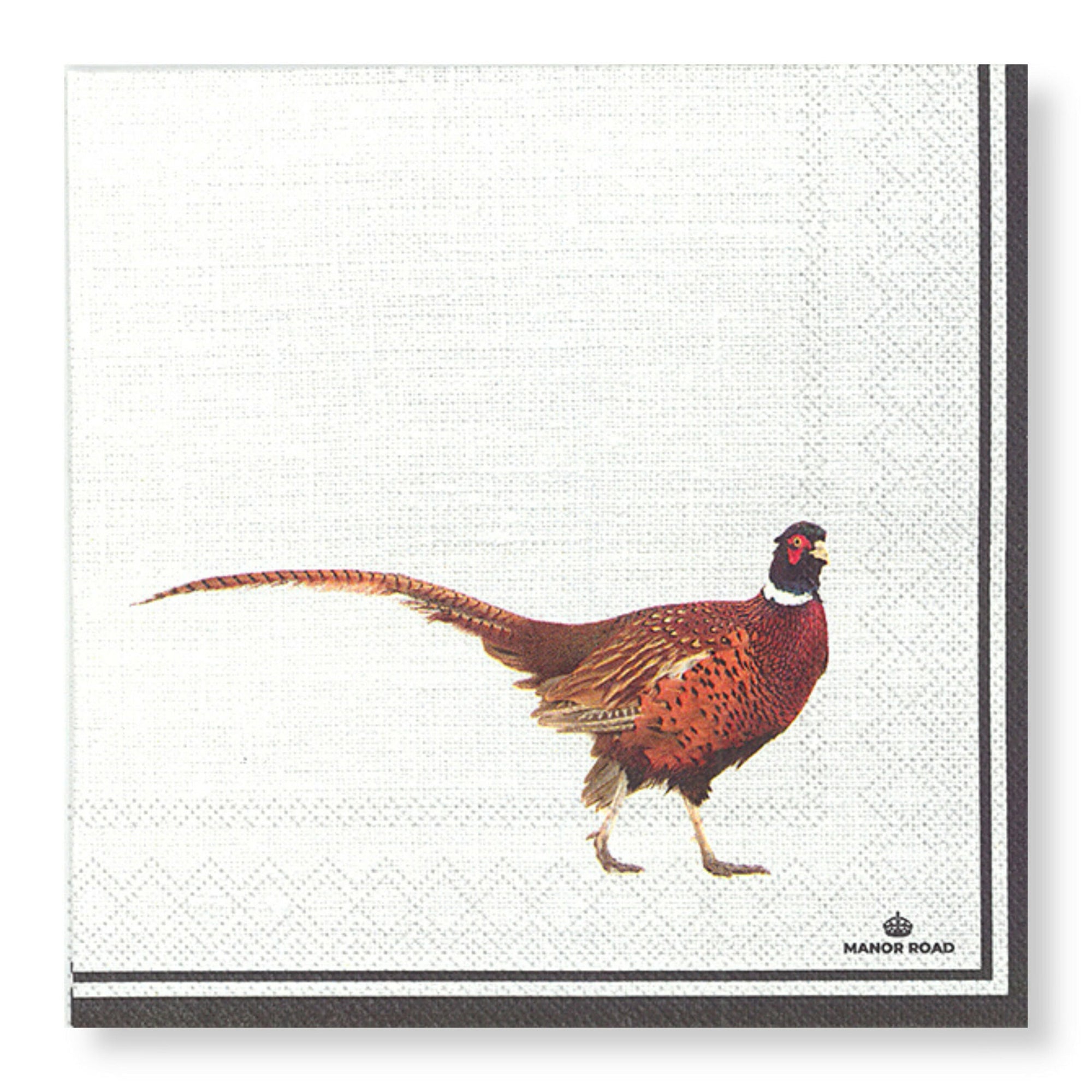 Pheasant Cocktail Napkin