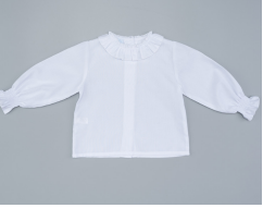 613 Girls White Frill Shirt