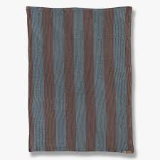 Mette Ditmer Elvira Tea Towel (W50 x L70 cm), Slate Blue