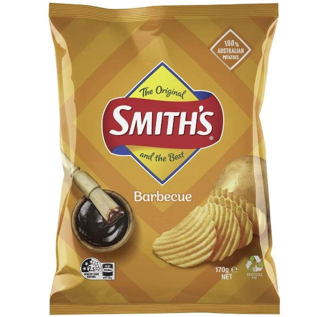 Smiths Crinkle Cut Chips BBQ 170g