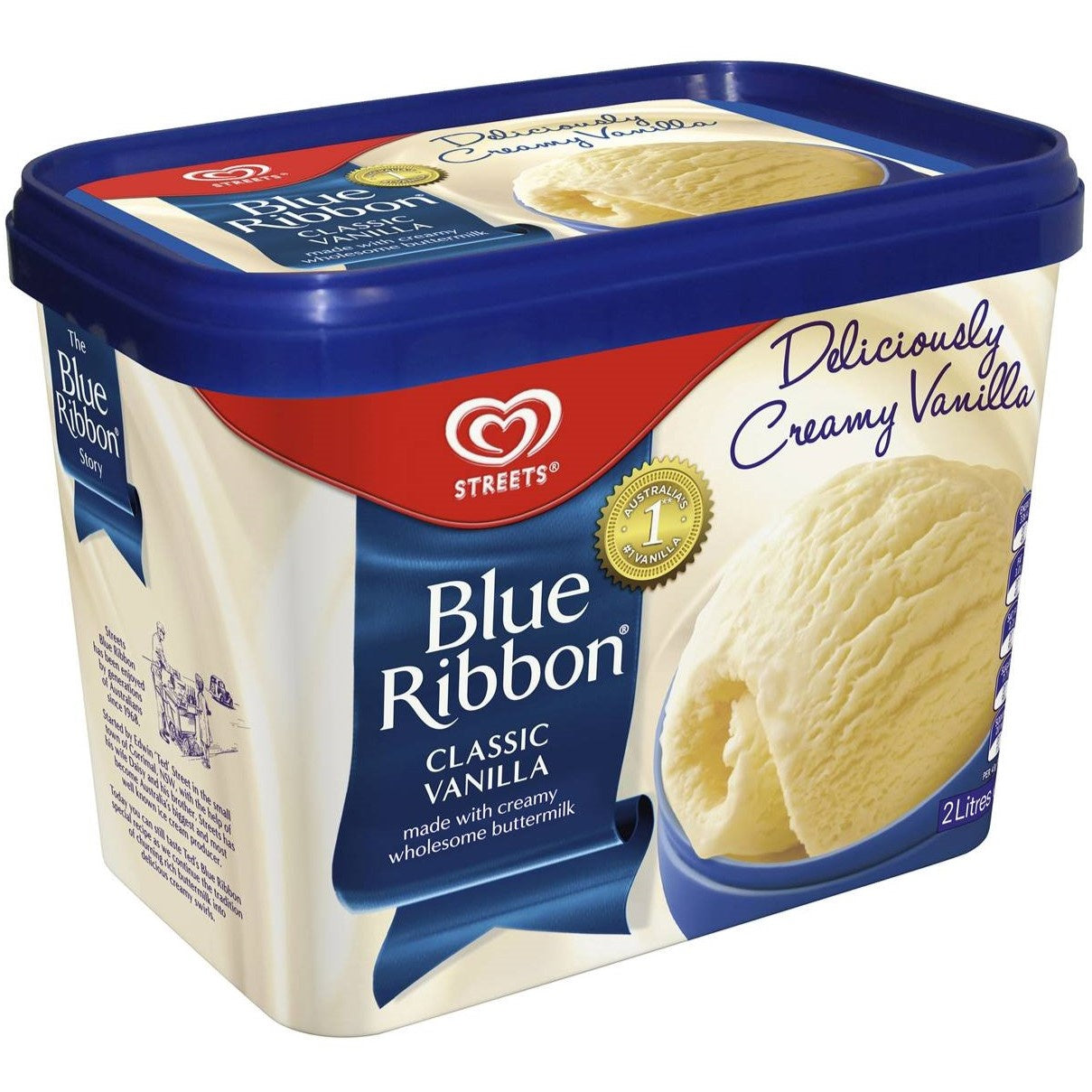 Streets Blue Ribbon Vanilla Icecream 2L