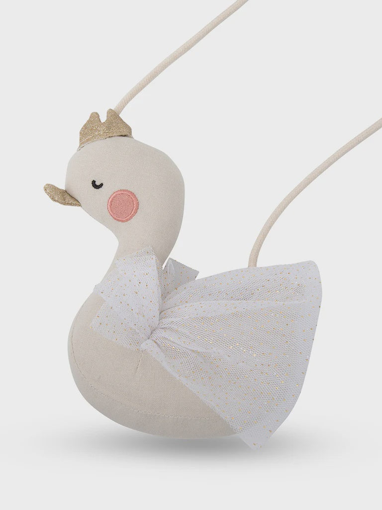 Swan Susie Purse Cream - 15 cm