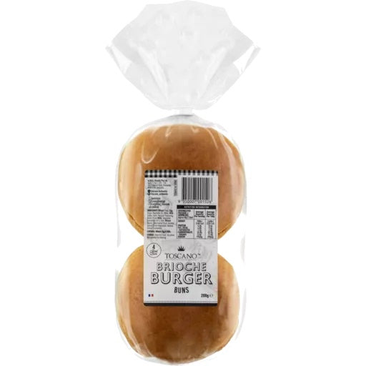 Toscano Brioche Burger Bun 4pk