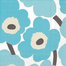 Unikko Turquoise Lunch Napkin