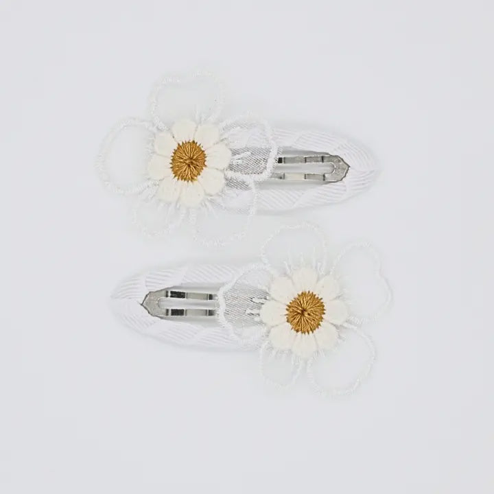 Iris Clip White - Water Lily 2-pack