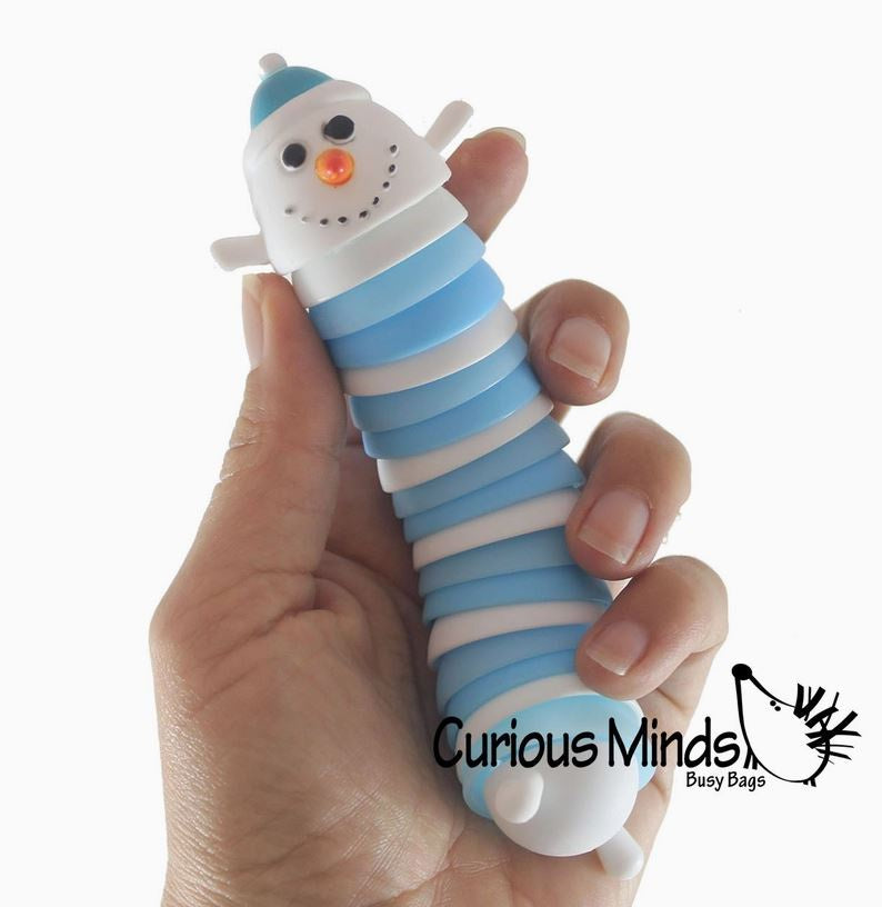 Wiggle Snowman Fidget Articulated Jointed Christmas Toy