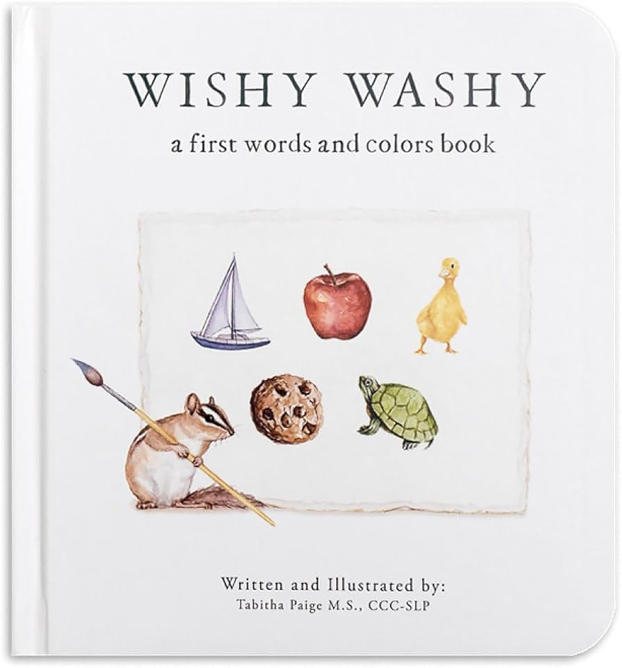 Wishy Washy: A Board Book of First Words: Tabitha Paige